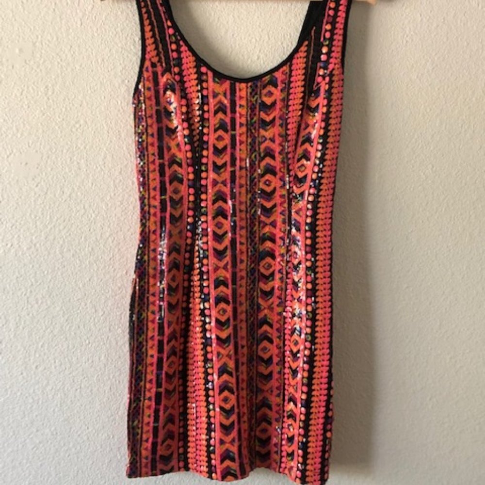 Summer sequin casual dress (Size M)